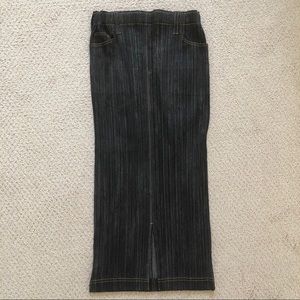 Issey Miyake Pleats Please long skirt